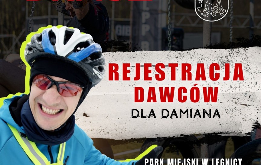 Rejestracja dawców szpiku podczas LPP RACE. Akcja dla Damiana Skowrona