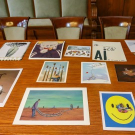 powiększ zdjęcie: Nagroda Prezydenta Legnicy na Satyrykonie 2026 dla Brady’ego Izquierdo Rodrigueza