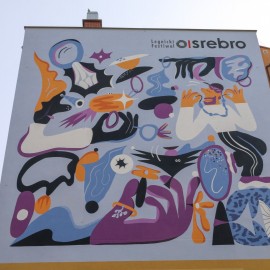Nowy mural promujący Legnicki Festiwal SREBRO już gotowy