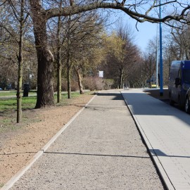 powiększ zdjęcie: Postęp w pracach na ul. Powstańców Śląskich