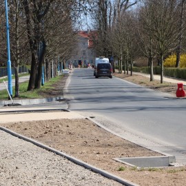 powiększ zdjęcie: Postęp w pracach na ul. Powstańców Śląskich