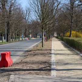 powiększ zdjęcie: Postęp w pracach na ul. Powstańców Śląskich