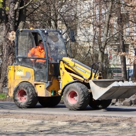 powiększ zdjęcie: Postęp w pracach na ul. Powstańców Śląskich