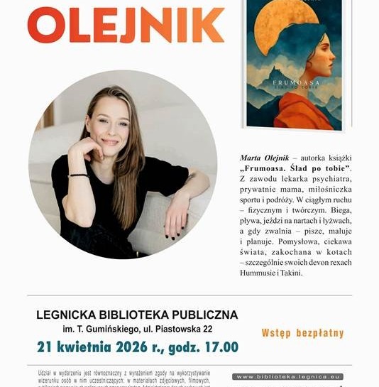 Lekarka, podróżniczka i autorka. Spotkanie z Martą Olejnik w LBP