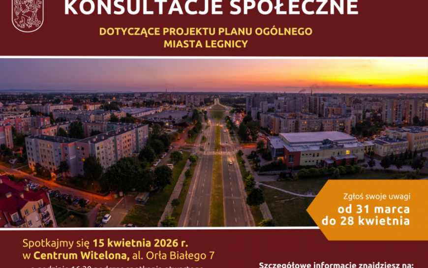 Przyszłość Legnicy w Twoich rękach. Dziś ważne spotkanie w sprawie planu ogólnego