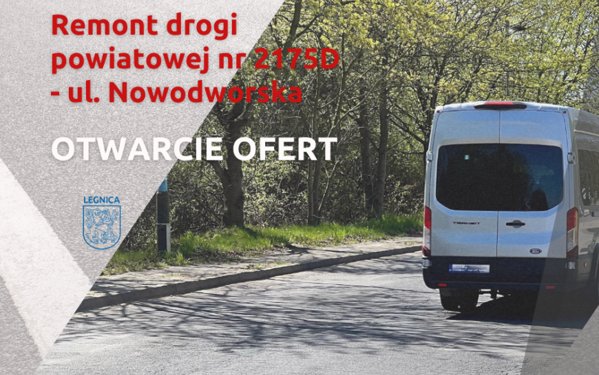 Remont drogi powiatowej - ul. Nowodworska. Trzy oferty w przetargu