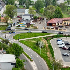 powiększ zdjęcie: Remont ulic Nowodworskiej oraz Zamiejskiej zakończony