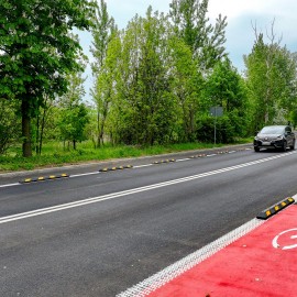 powiększ zdjęcie: Remont ulic Nowodworskiej oraz Zamiejskiej zakończony