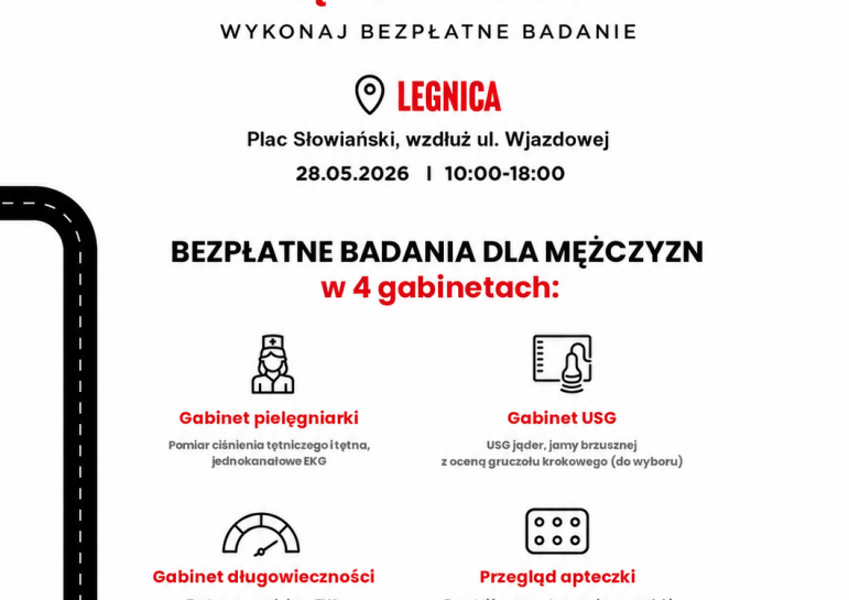 HascoBus zaparkuje w Legnicy! Panowie, czas na darmowy przegląd zdrowia