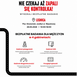 powiększ zdjęcie: HascoBus zaparkuje w Legnicy! Panowie, czas na darmowy przegląd zdrowia