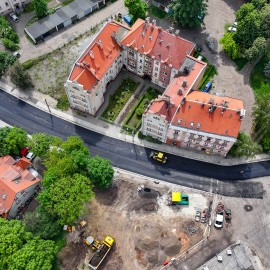 Trwa remont ul. Działkowej w Legnicy. Co dzieje się na placu budowy?