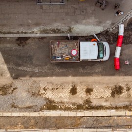 powiększ zdjęcie: Trwa remont ul. Działkowej w Legnicy. Co dzieje się na placu budowy?