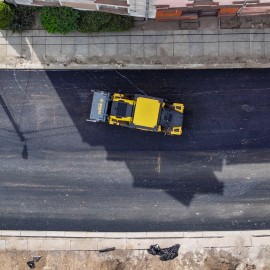 powiększ zdjęcie: Trwa remont ul. Działkowej w Legnicy. Co dzieje się na placu budowy?