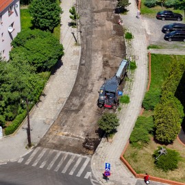 powiększ zdjęcie: Rozpoczęły się prace budowlane na ulicy Pancernej w Legnicy