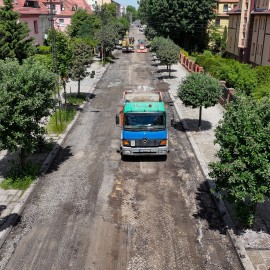 powiększ zdjęcie: Rozpoczęły się prace budowlane na ulicy Pancernej w Legnicy