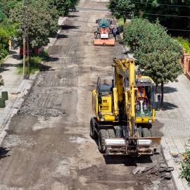 powiększ zdjęcie: Rozpoczęły się prace budowlane na ulicy Pancernej w Legnicy