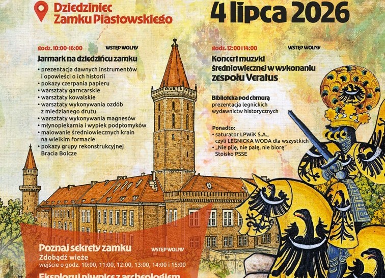 Średniowieczne miasteczko w sercu Legnicy. „Warownia Legnica” na Zamku Piastowskim