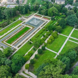 powiększ zdjęcie: Kolejny etap rewitalizacji Parku Miejskiego zakończony. Ogród Francuski i ...