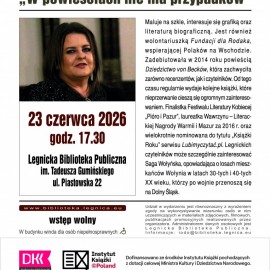 powiększ zdjęcie: „W powieściach nie ma przypadków”. Spotkanie autorskie z Joanną Jax w LBP