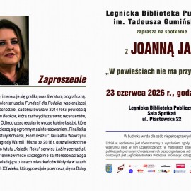 „W powieściach nie ma przypadków”. Spotkanie autorskie z Joanną Jax w LBP