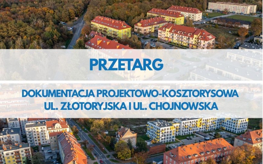 Ogłoszono zapytania ofertowe na projekty przebudowy ulic Złotoryjskiej i Chojnowskiej
