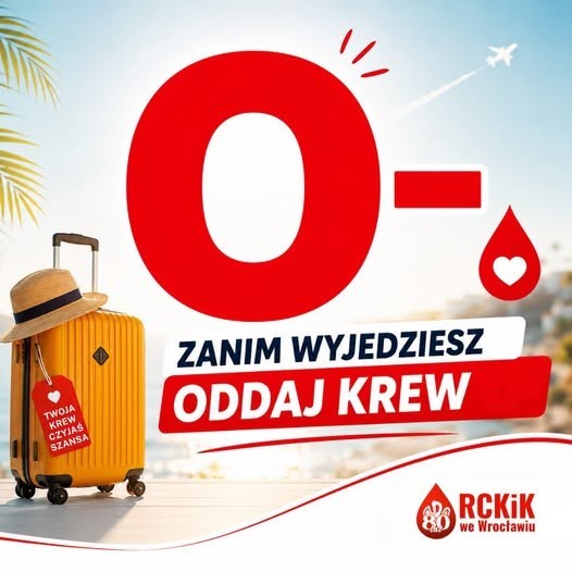 Pilny apel RCKiK: Brakuje krwi, szczególnie grupy O Rh-