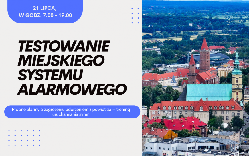 Alarmowy trening syren ostrzegawczych