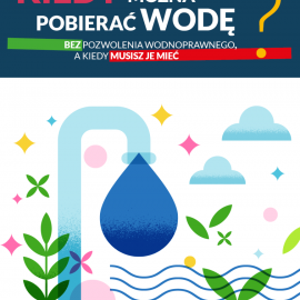 powiększ zdjęcie: Wody Polskie przypominają: pobór wody bez pozwolenia tylko do określonego limitu
