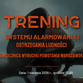 Test systemu alarmowania i ostrzegania ludności