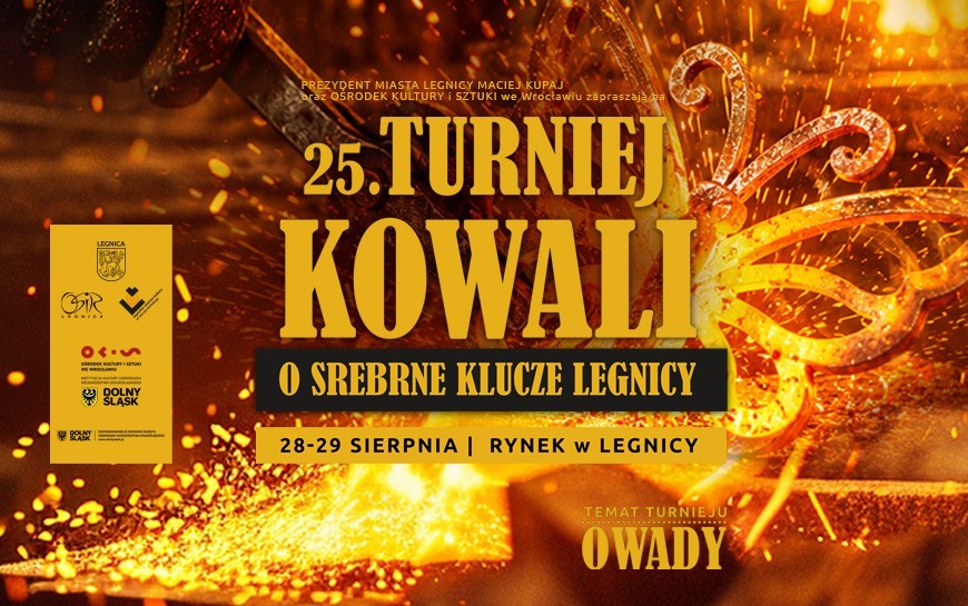 XXV Turniej Kowali o Srebrne Klucze Legnicy odbędzie się pod koniec sierpnia