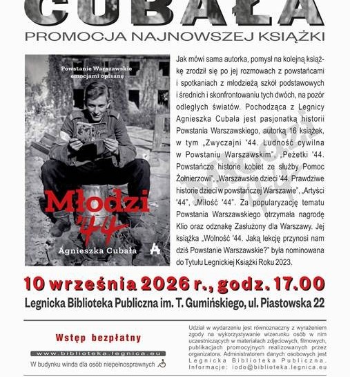 Emocje, które łączą pokolenia. Agnieszka Cubała z książką „Młodzi ’44”