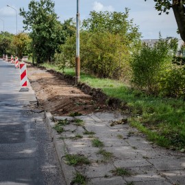 powiększ zdjęcie: Trwa remont ul. Nowodworskiej
