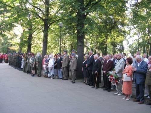 Apel poległych w 70. rocznicę wybuchu II wojny światowej