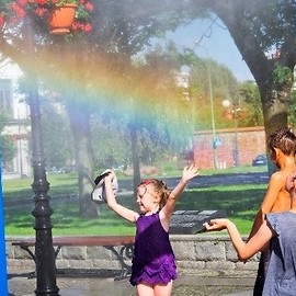 Bramki wodne już chłodzą