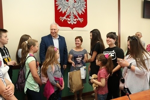 Dzieci z Drohobycza gośćmi prezydenta