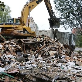 Baraki już wyburzone