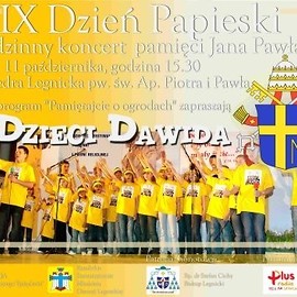 Koncert „Dzieci Dawida” na IX Dzień Papieski