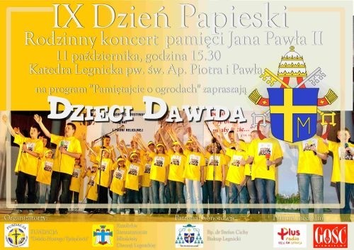 Koncert „Dzieci Dawida” na IX Dzień Papieski
