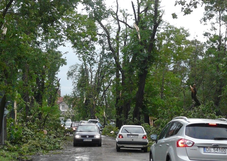 Legnica budzi się po burzy