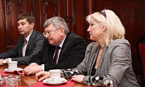 Konsul Generalny Rosji z wizytą u prezydenta Legnicy