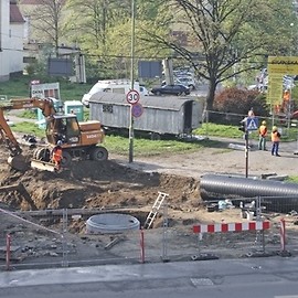 Jaworzyńska – roboty na powierzchni i pod ziemią