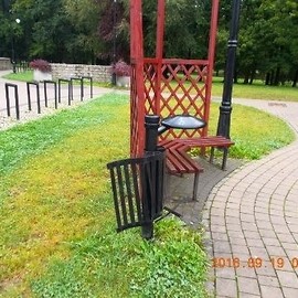 Kolejny atak na altanę z grillem
