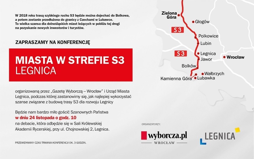 Konferencja - Legnica w strefie S3