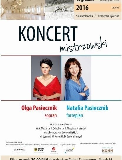 Koncert światowej sławy sióstr Pasiecznik