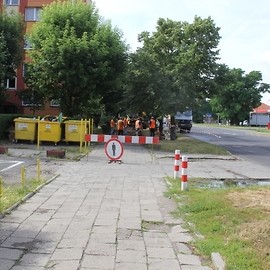LBO 2017. Przebudowa chodnika przy ul. Gwiezdnej
