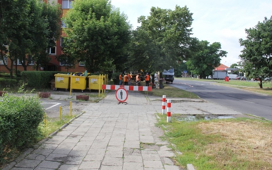 LBO 2017. Przebudowa chodnika przy ul. Gwiezdnej