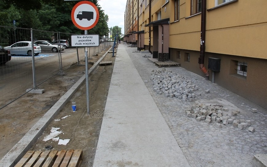 LBO 2017. Chodnik przy ul. Paderewskiego