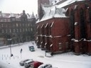 Miasto w okowach zimy