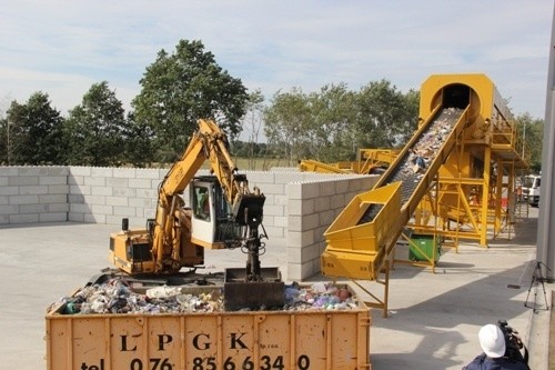 Na składowisku instalacja z górnej półki