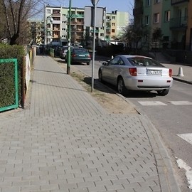 Nowy chodnik na ul. Staffa